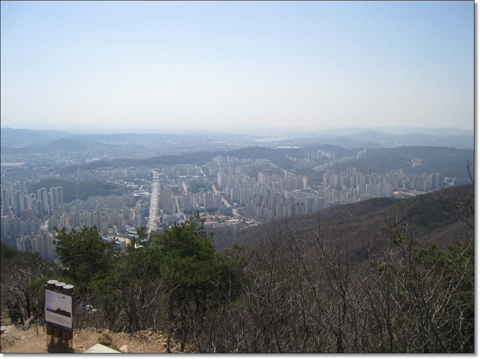 감투봉 정상 전망 이미지