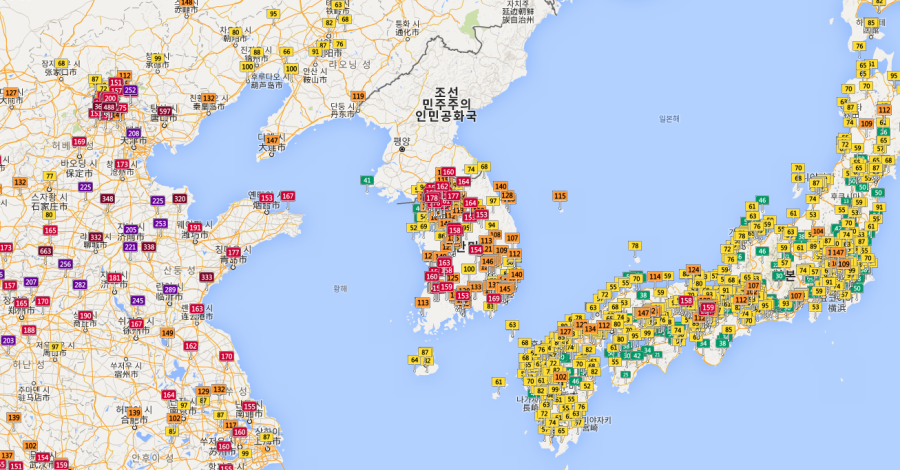 한중일 미세먼지 | 인스티즈