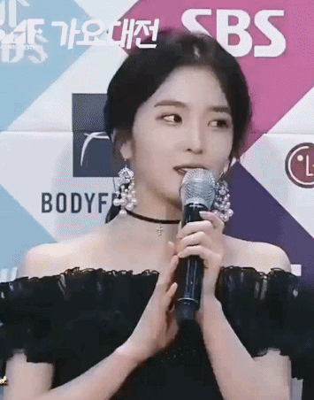 블랙미니드레스 아이린.gif | 인스티즈