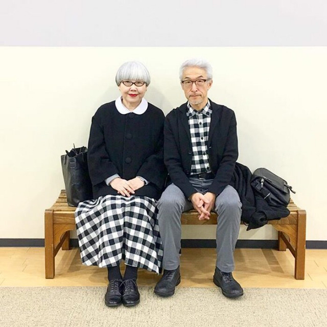 결혼 후 37년간 커플룩을 입는 일본의 한 부부 | 인스티즈