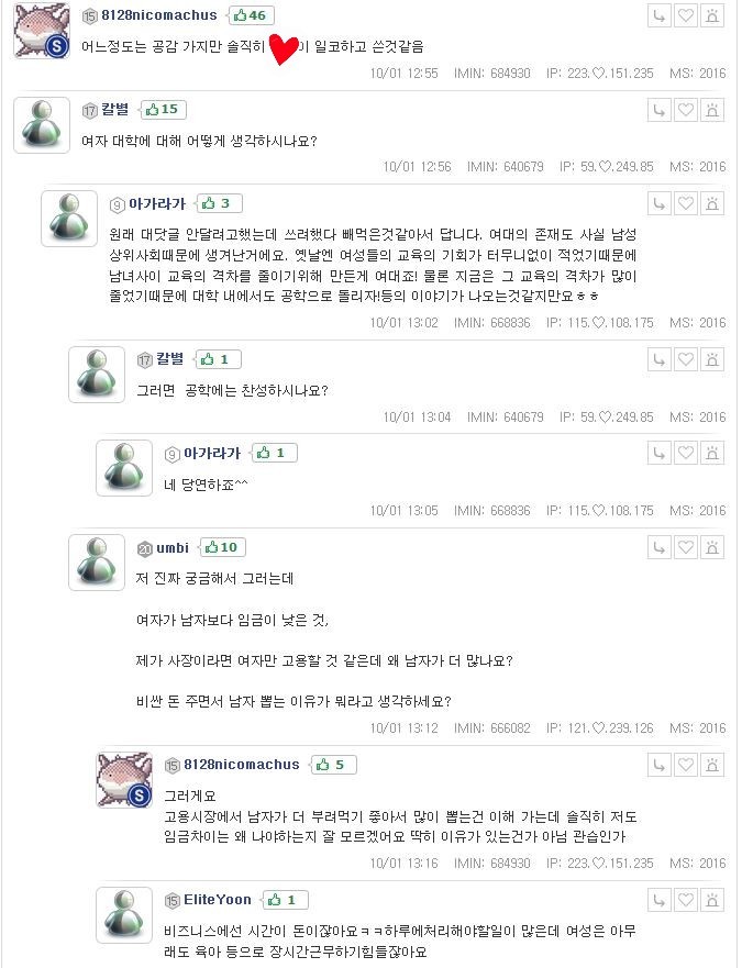 말하는대로 2화 방송내용에 대한 남초 사이트 수험생 반응 (캡처많음*주의*화병) | 인스티즈