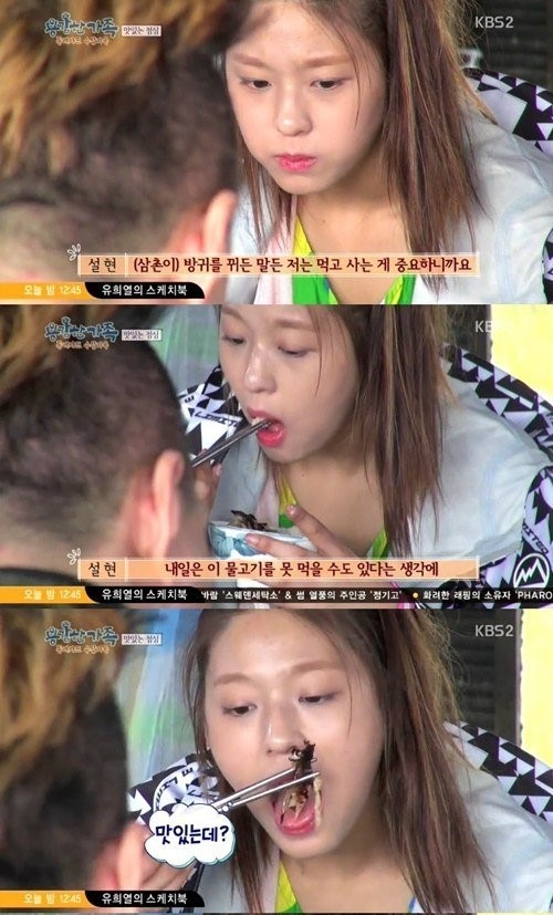 한달동안 무인도에서 버텨야한다면 같이 지낼 파트너는.. 김병만 vs 설현 | 인스티즈