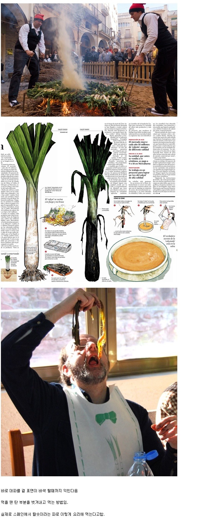 대파를 맛있게 먹는 방법.gif | 인스티즈