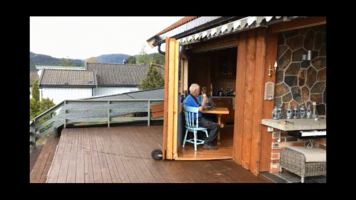 스웨덴의 노부부가 커피를 즐기는 방법.gif | 인스티즈