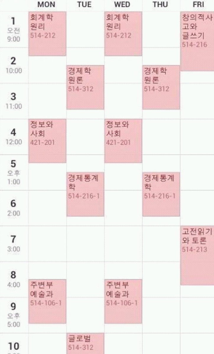 수강신청 5대장.jpg | 인스티즈