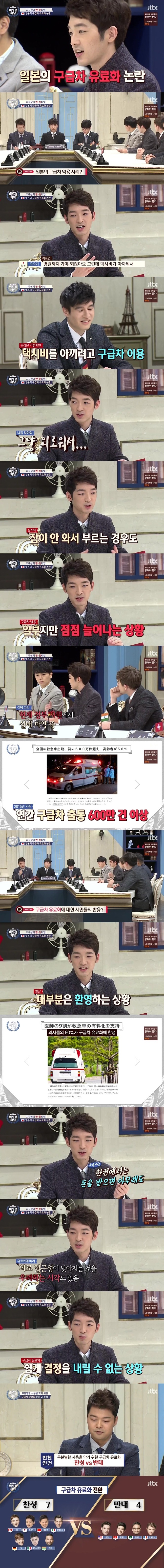 찬성이 더 많은 구급차 유료화 | 인스티즈