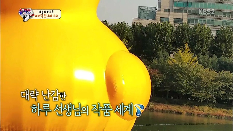 [슈퍼맨이돌아왔다] 러버덕 만나러 가는 하루 | 인스티즈