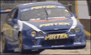 누가 조종하는듯한 타이어 .GIF | 인스티즈