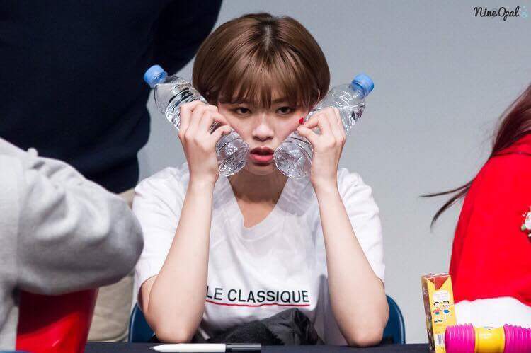 [트와이스] 볼 식히는 정연 | 인스티즈