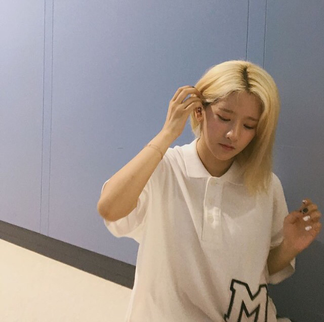 7/31 우주소녀 엑시 인스타그램 | 인스티즈