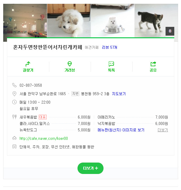혼자 두면 장판뜯어서 차린 개카페.JPG | 인스티즈
