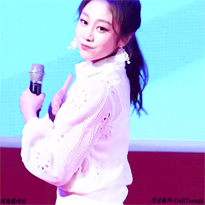 러블리즈 지수 진리의 흑발시절.gif | 인스티즈