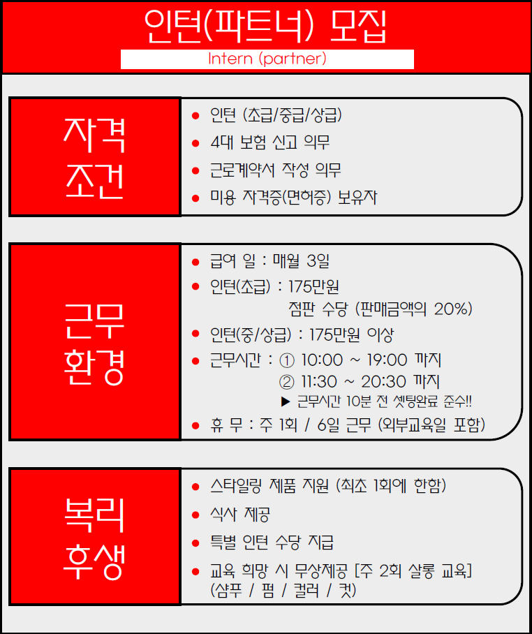 가위와 빗 헤어살롱 이미지