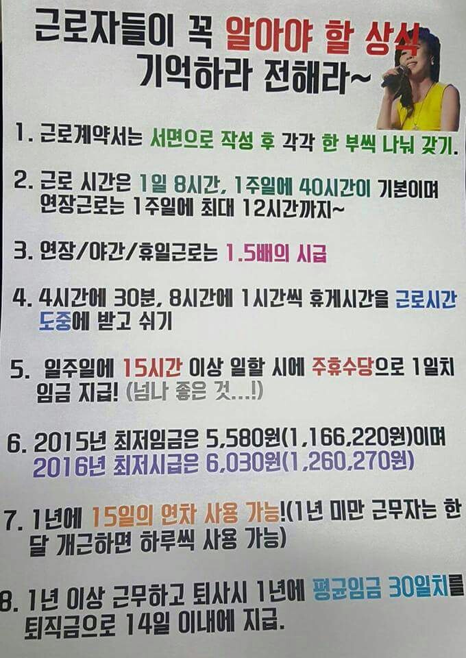 근로자들이 꼭 알아야할 상식.jpg | 인스티즈