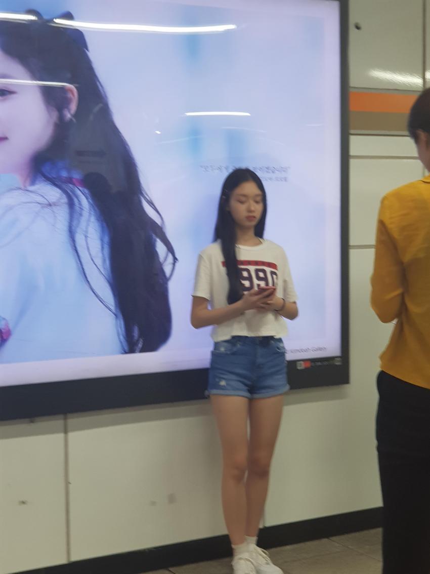 [프로듀스48] 김도아 지하철 광고 인증샷.jpg | 인스티즈