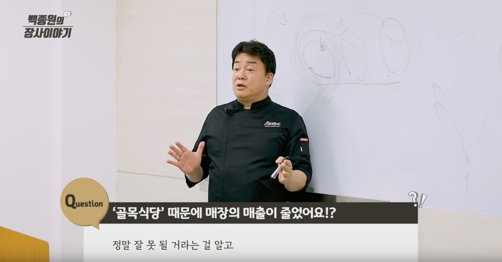 백종원이 골목식당에서 사장님들에게 메뉴 만들어서 알려주는 이유 | 인스티즈